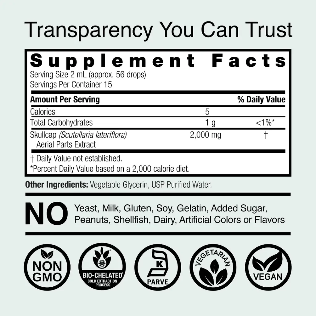 Skullcap Extract Bottle Label.webp