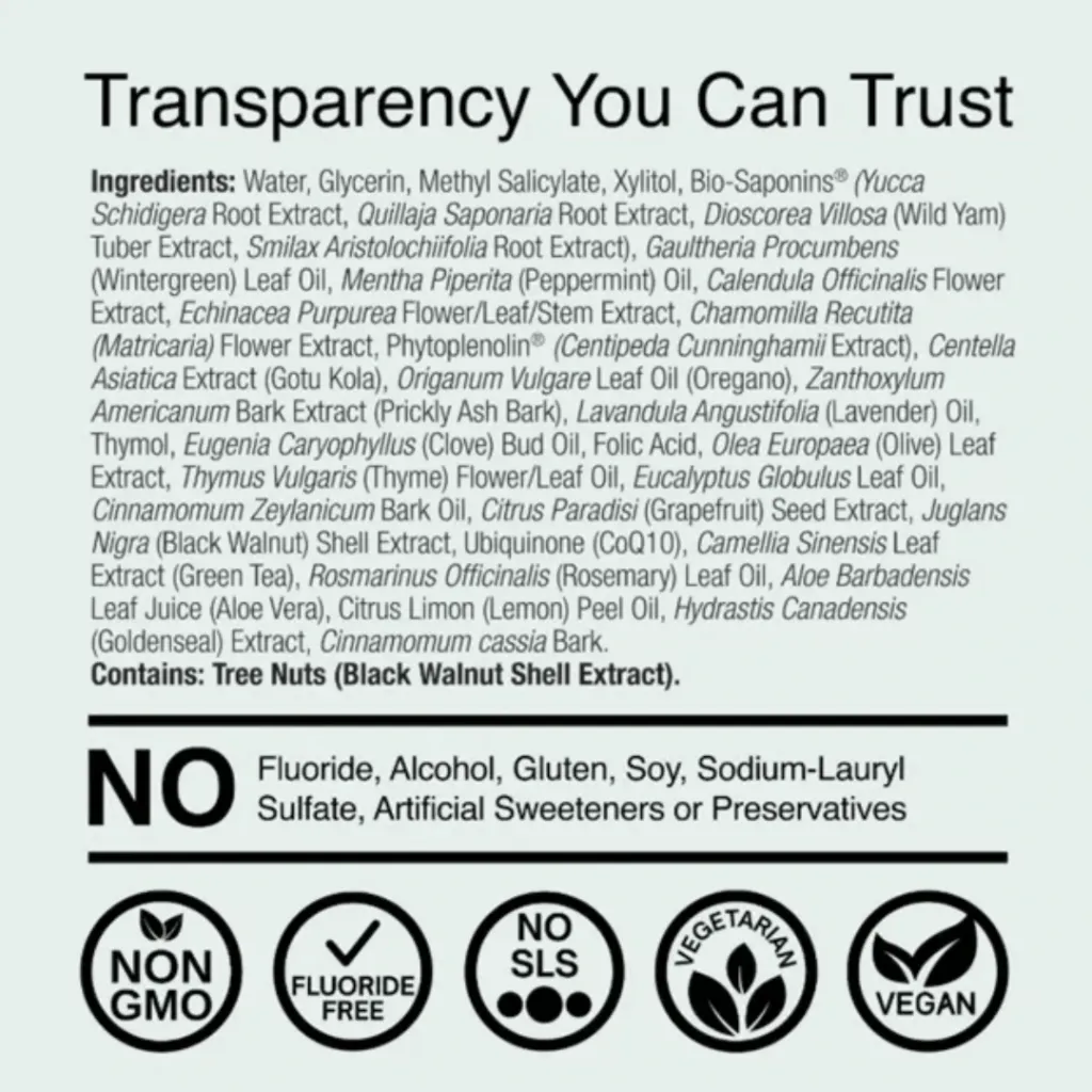 PerioBrite Mouthwash Wintermint Label.webp