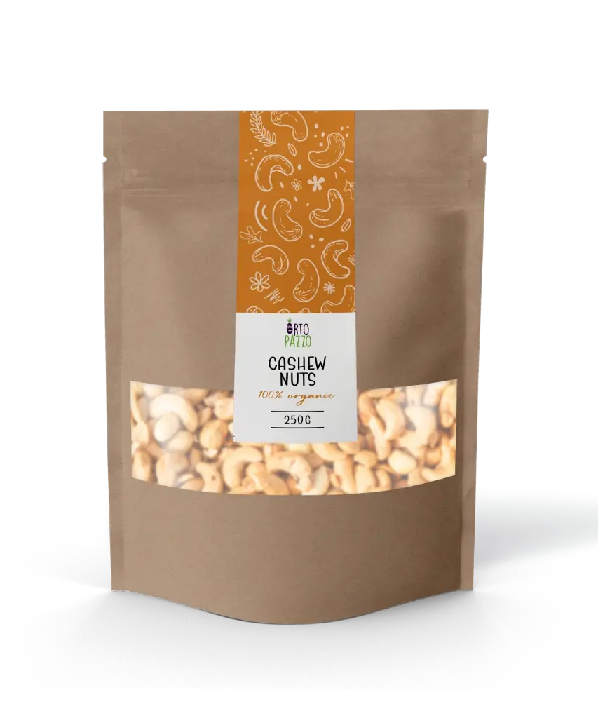 [ORTOPAZZO_CASHEW_250] Cashew Nuts – Organic (250 g)