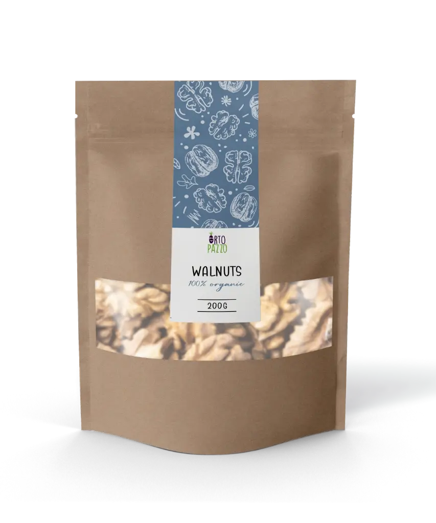 [ORTOPAZZO_WALNUTS_150] Walnuts – Organic (150 g)