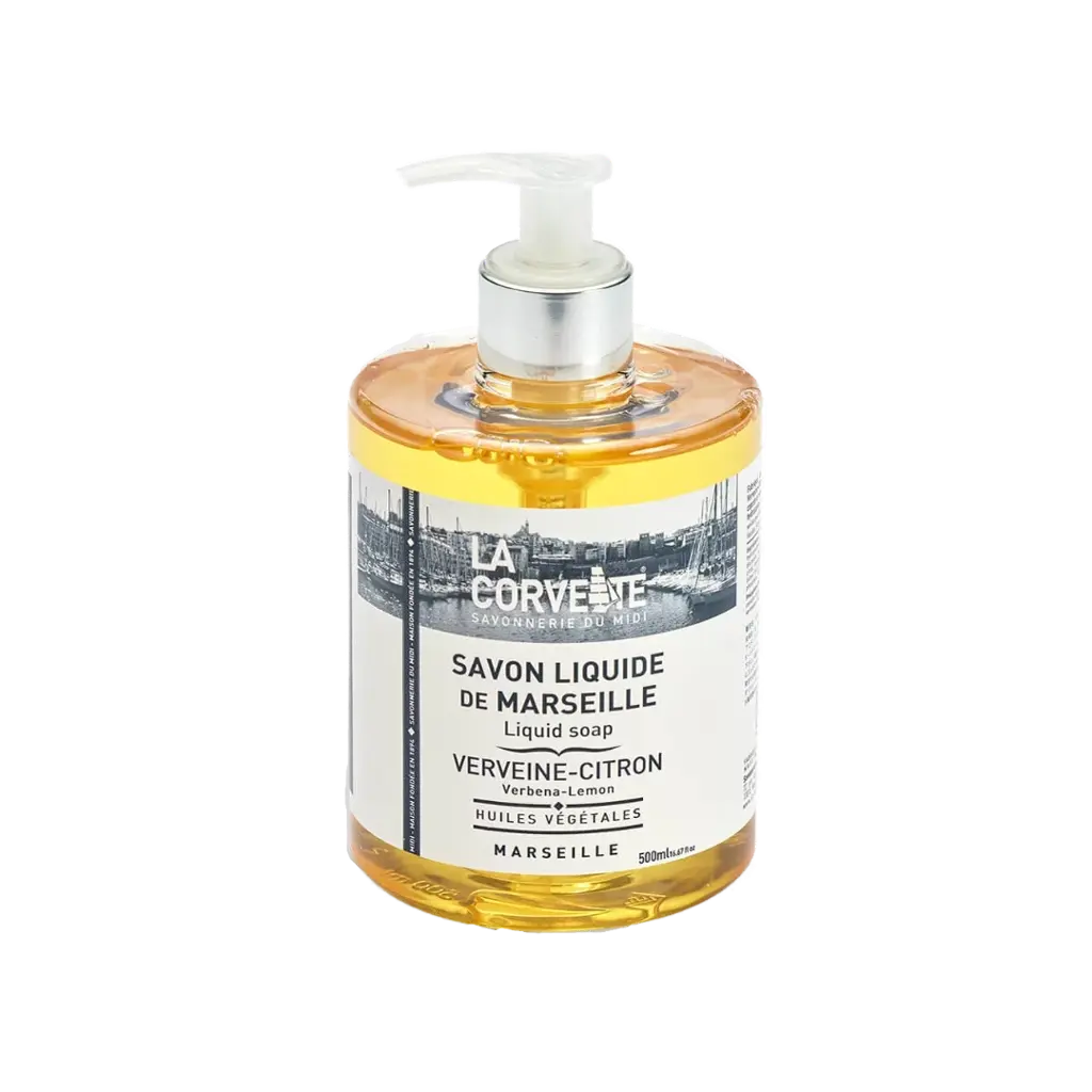 [CORV_MARS_LEMON_500] Săpun lichid de Marsilia (VERBENA-LĂMÂIE) (500 ml)