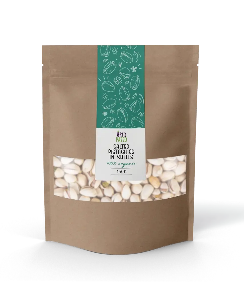 [ORTOPAZZO_PISTACHIO] Fistic sărat în coajă – bio, 150 g