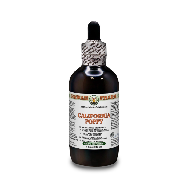 California Poppy Liquid Extract (Alcohol-FREE)