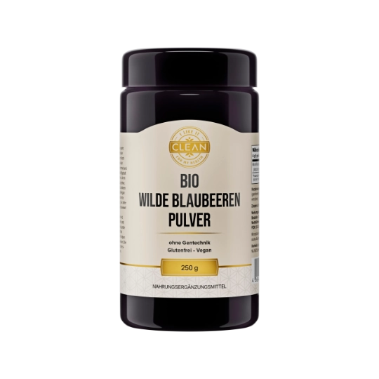 Organic wild blueberries powder