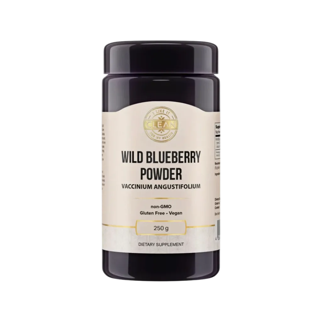 Wild blueberry powder from Canada