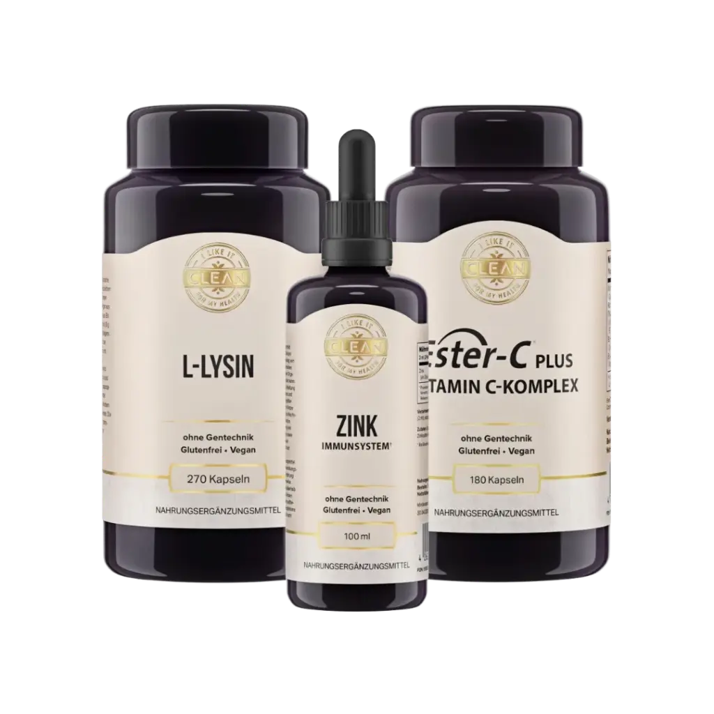 [CLEAN-IMMUNE_SUPPORT_KIT] Immune Support Combo Kit – Ester-C Plus + Zinc + L-Lysine (10% Оff)