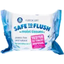 Safe to Flush Moist Tissues
