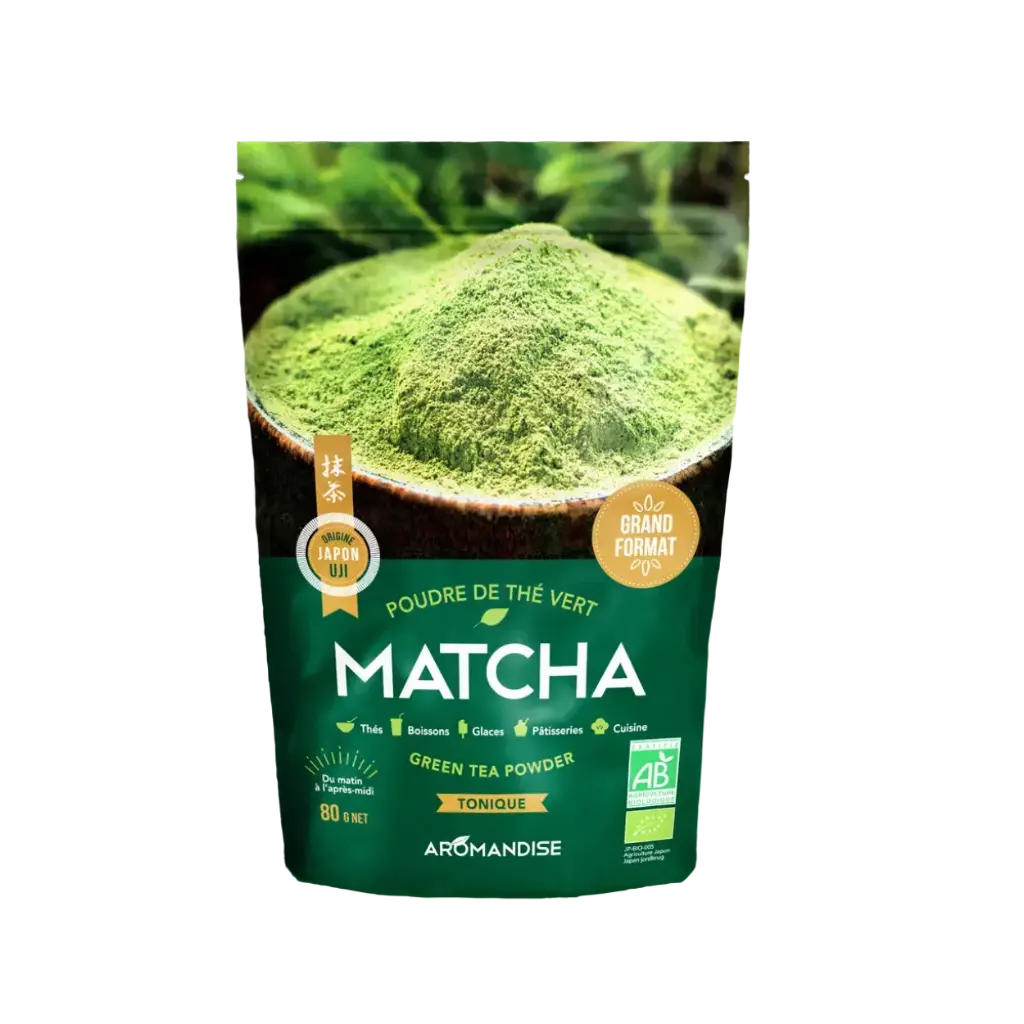 [Aromandise_Organic_Matcha_Green_Tea_Powder] Pudră organică de ceai verde Matcha
