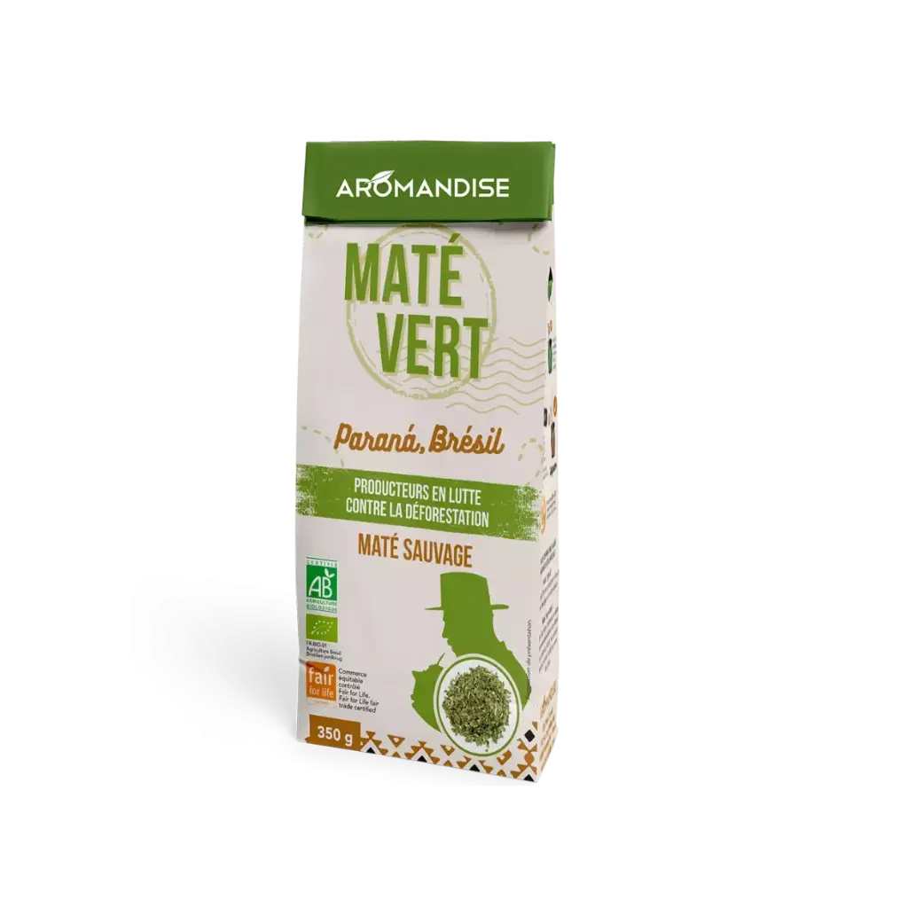 [Aromandise_Wild_Green_Yerba_Mate] Диво събрано зелено Йерба Мате