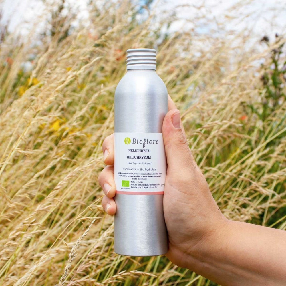 [BIOF_ORGANIC_HELICHRYSUM_IMMORTELLE_HYDROSOL_200ML] Hidrolat organic de helichrysum/immortelle