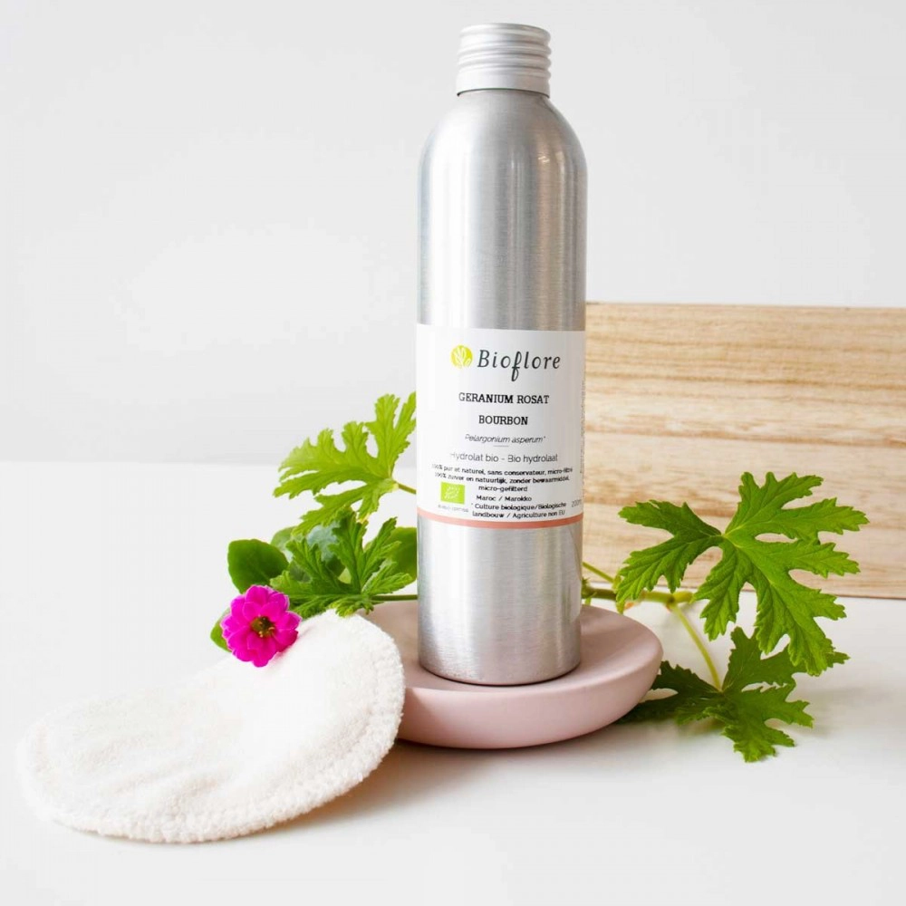 [BIOF_ROSE_GERANIUM_HYDROSOL_200ML] Hidrosol organic de mușcată Rosat Bourbon | Exp 30/09/2026