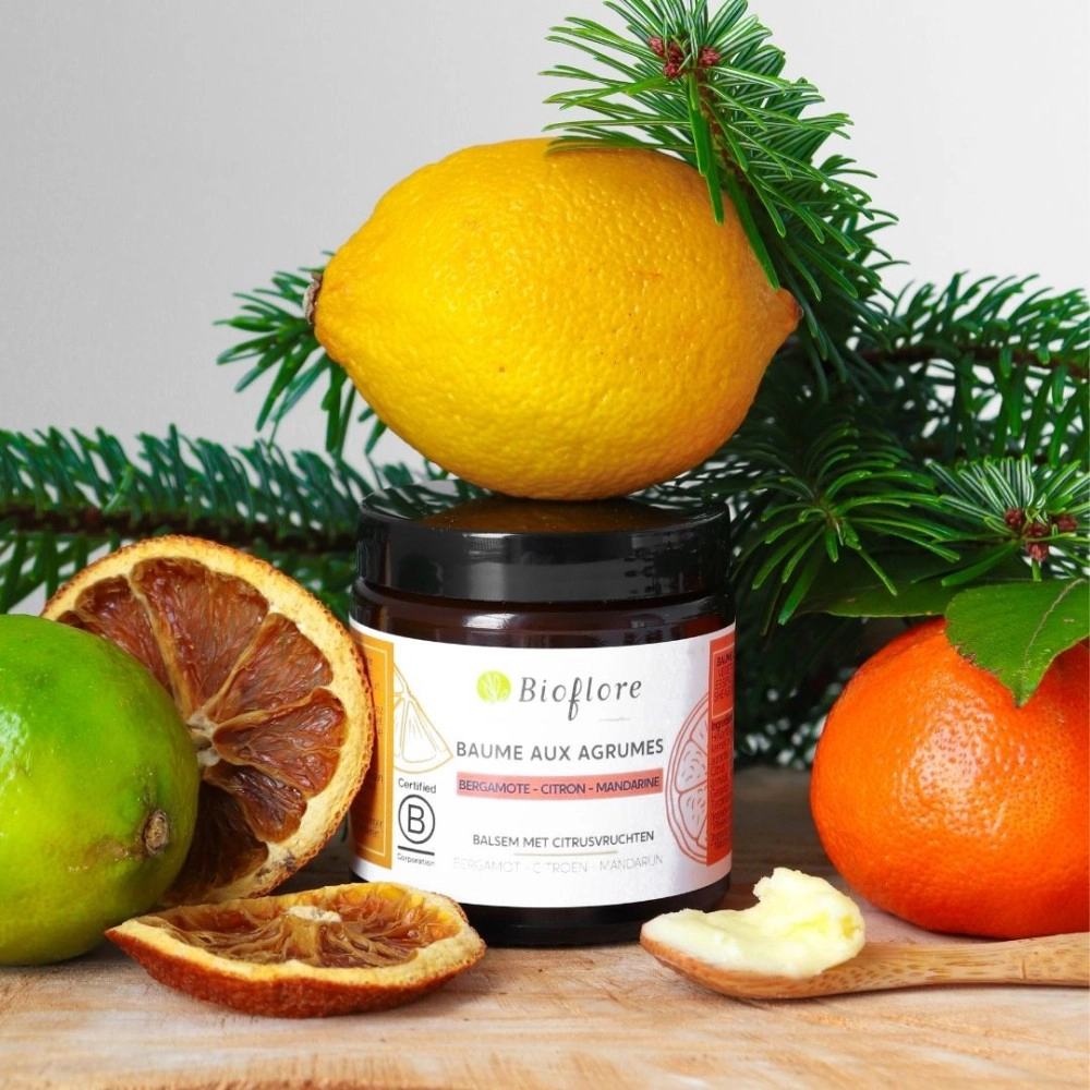 [BIOF_CITRUS_BALM_MASSAGE_OIL_100G] Bioflore Organic Citrus Balm Massage Oil - 100g