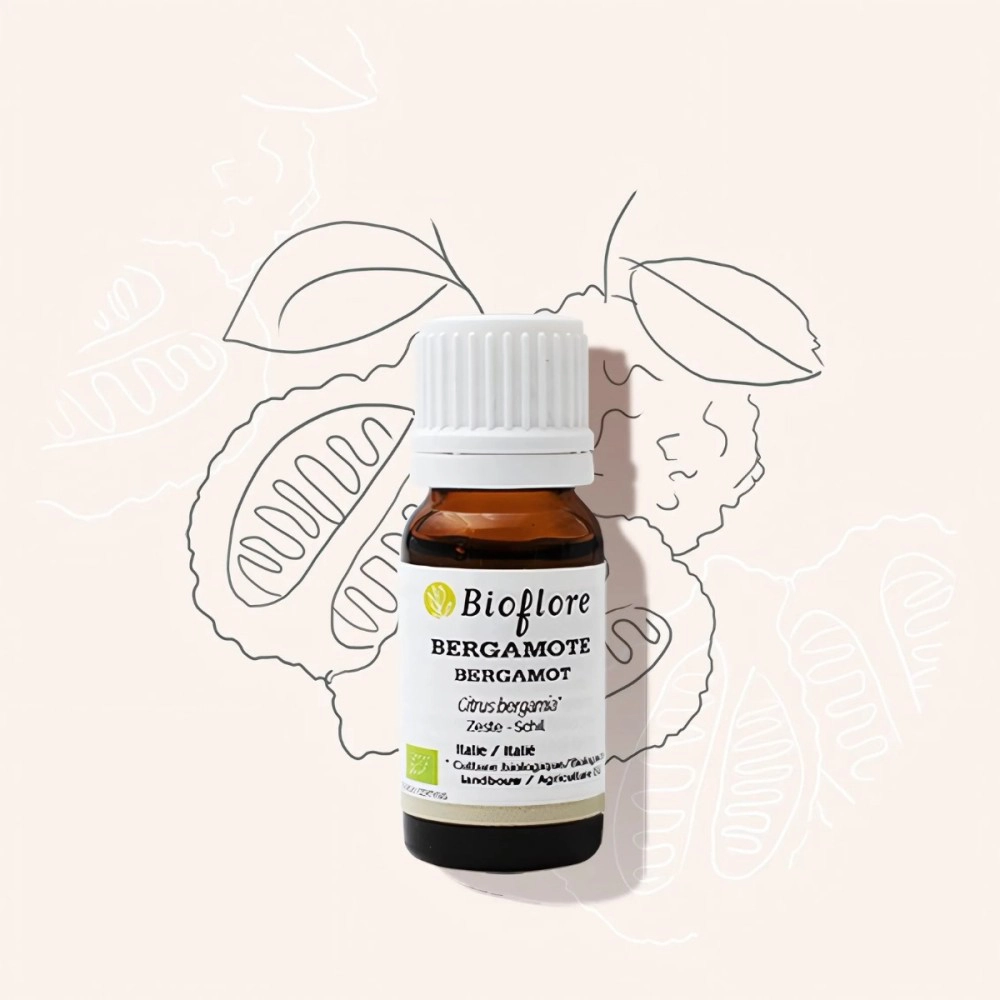 [BIOF_BERGAMOT_OIL_10ML] Bioflore Organic Bergamot Essential Oil - 10ml