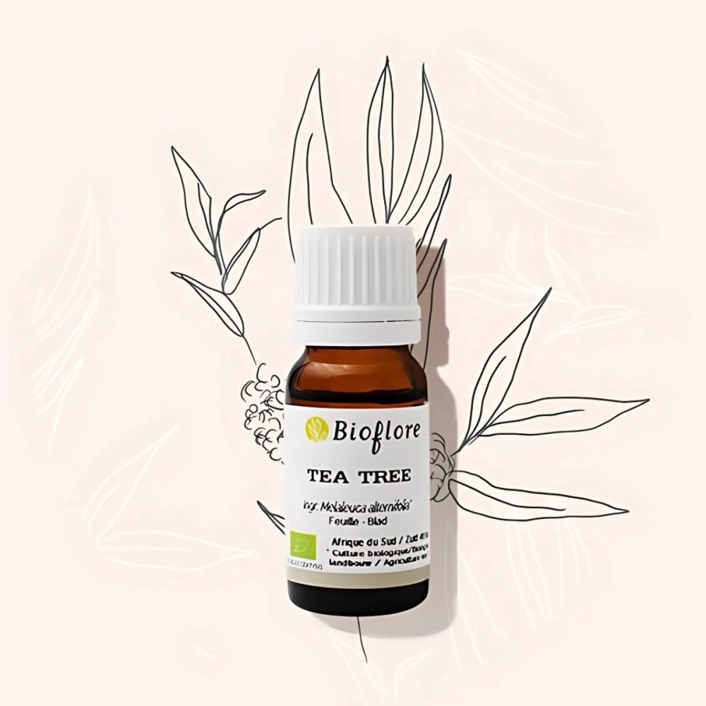 [BIOF_TEA_TREE_OIL_10ML] Bioflore Organic Tea Tree Essential Oil - 10ml
