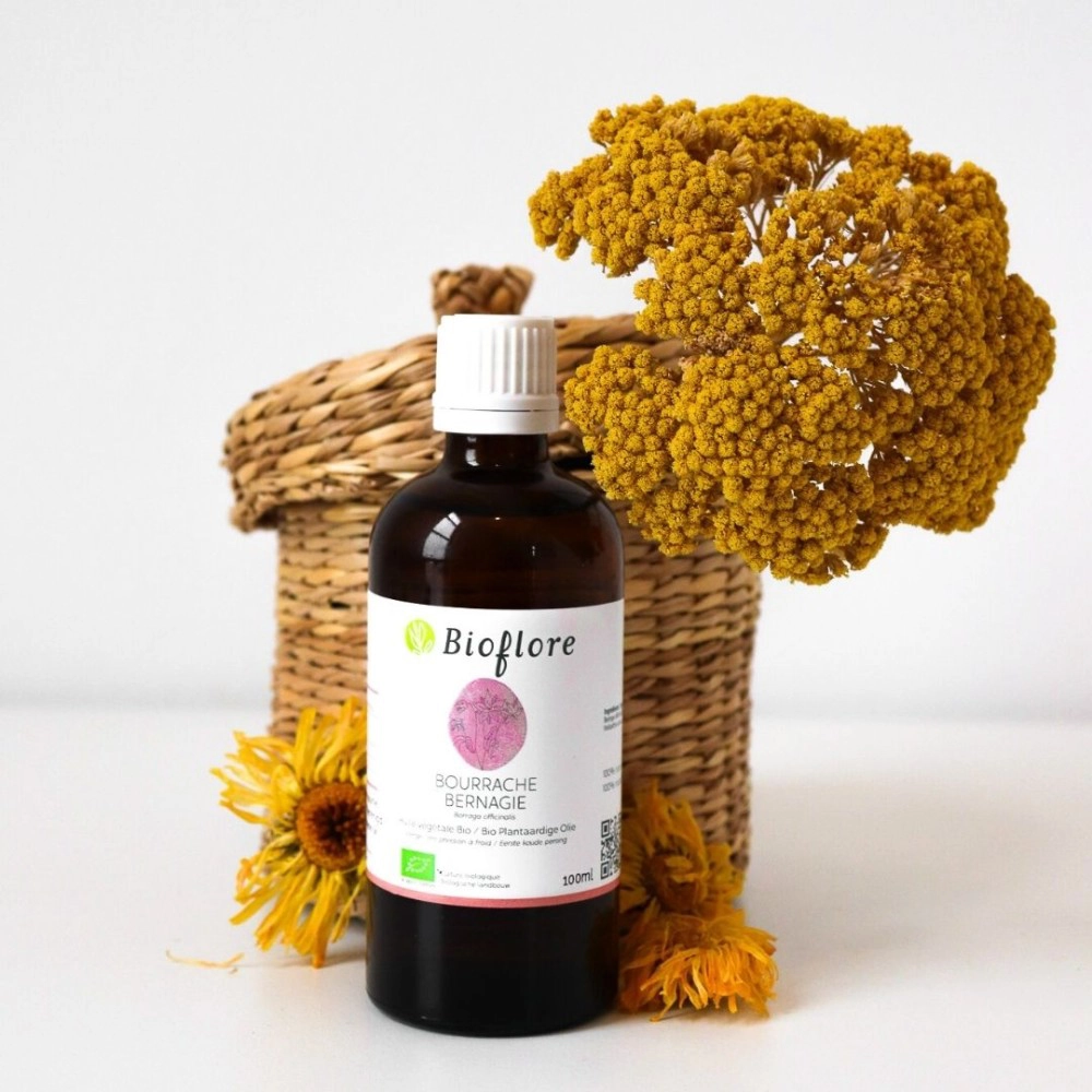 [BIOF-ORG-BORAGE-VO-100ML] Ulei purtător de borago virgin organic