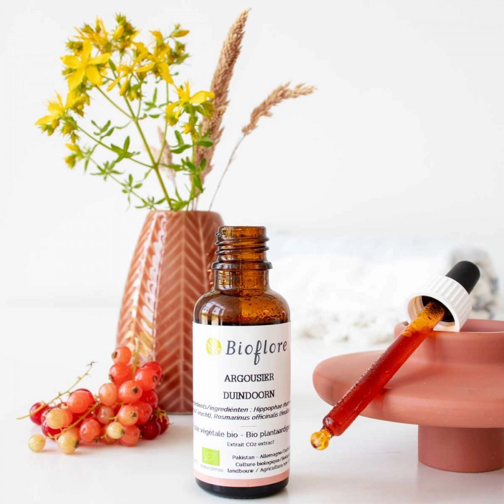 [BIOF-ORG-BUCKTHORN-CO2-30ML] Ulei organic de cătină, extract CO2
