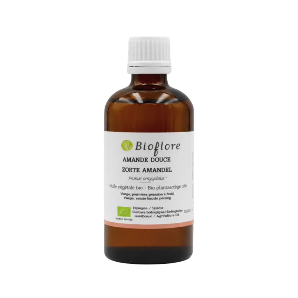 [BIOF_VIRGIN_SWEET_ALMOND_OIL_100ML] Органично студено пресовано масло от сладък бадем (100 ml)