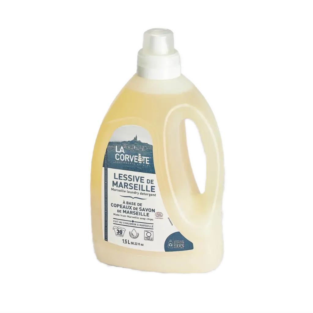 [CORV-DETER-LIQUID] Перилен препарат от марсилски сапунени стърготини, 1.5 л