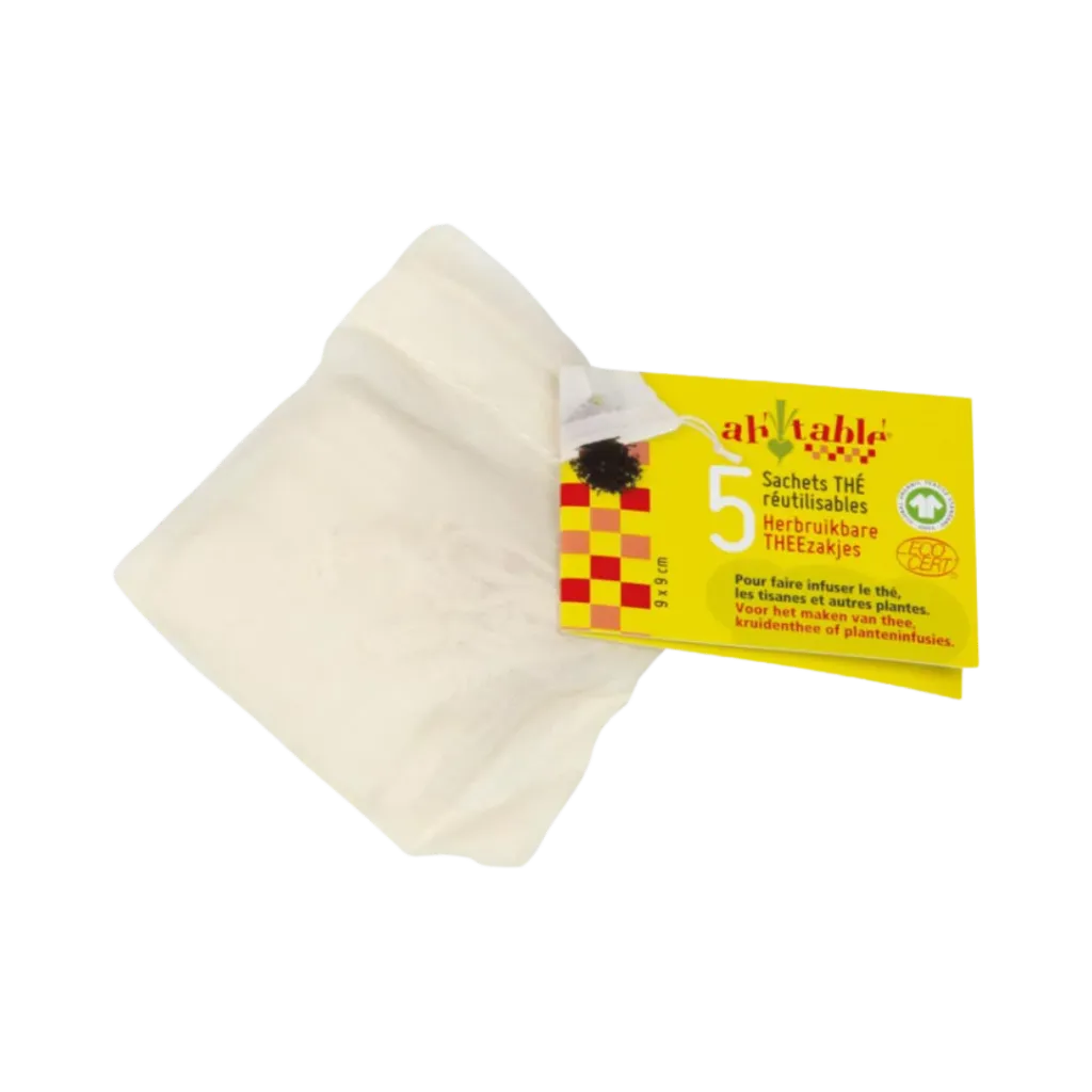[AhTable_CTN_TEA_BAGS] Многократни органични памучни торбички за чай