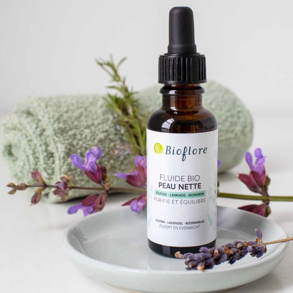 [BIOF_CLEAN_SKIN_ORGANIC_FLUID_FACE_FLUID_10ML] Bioflore Clarifying Fluid – Clear Skin Organic Emulsion (10 ml)