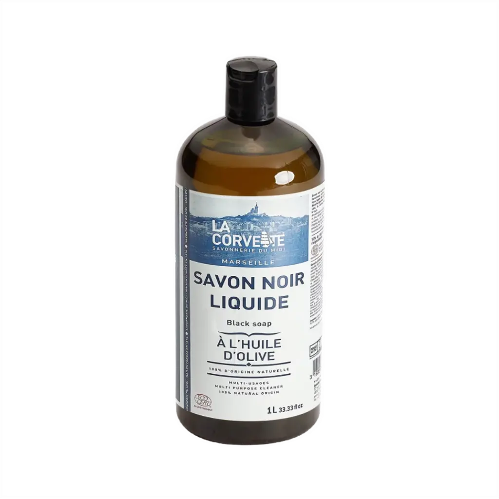 [CORV-DETER-BLACK-OLIVE] Liquid Black Soap (with Olive Oil) 