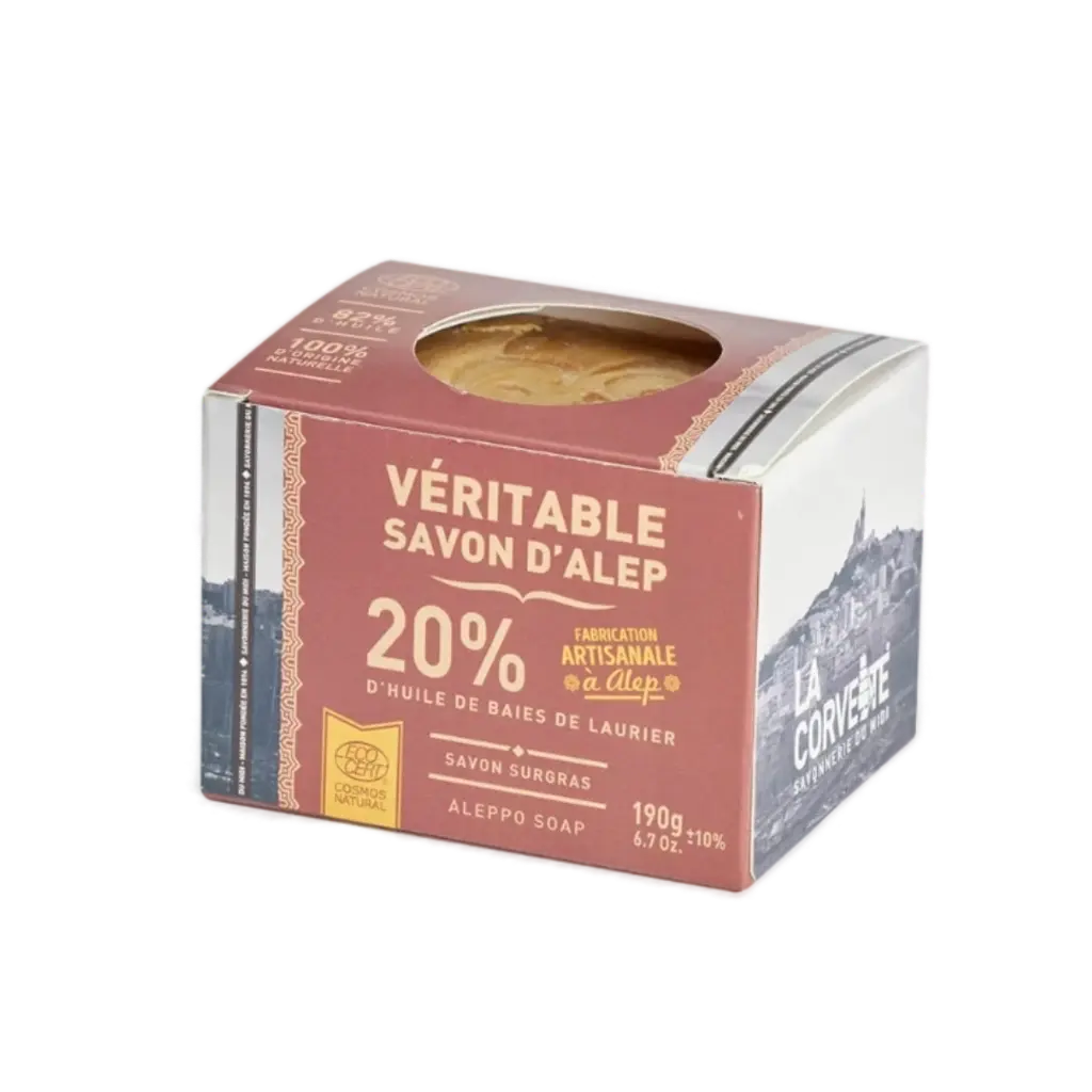 [CORV-ALEPPO] Aleppo Soap – 20% Laurel Berry Oil