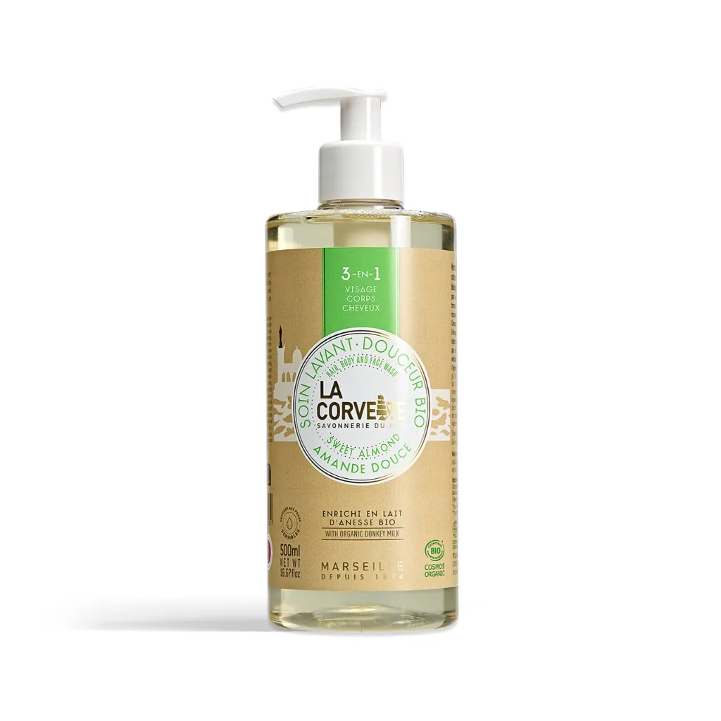 [CORV-BIO-3IN1-ALMOND] 3-in-1 Shower Care (Almond)