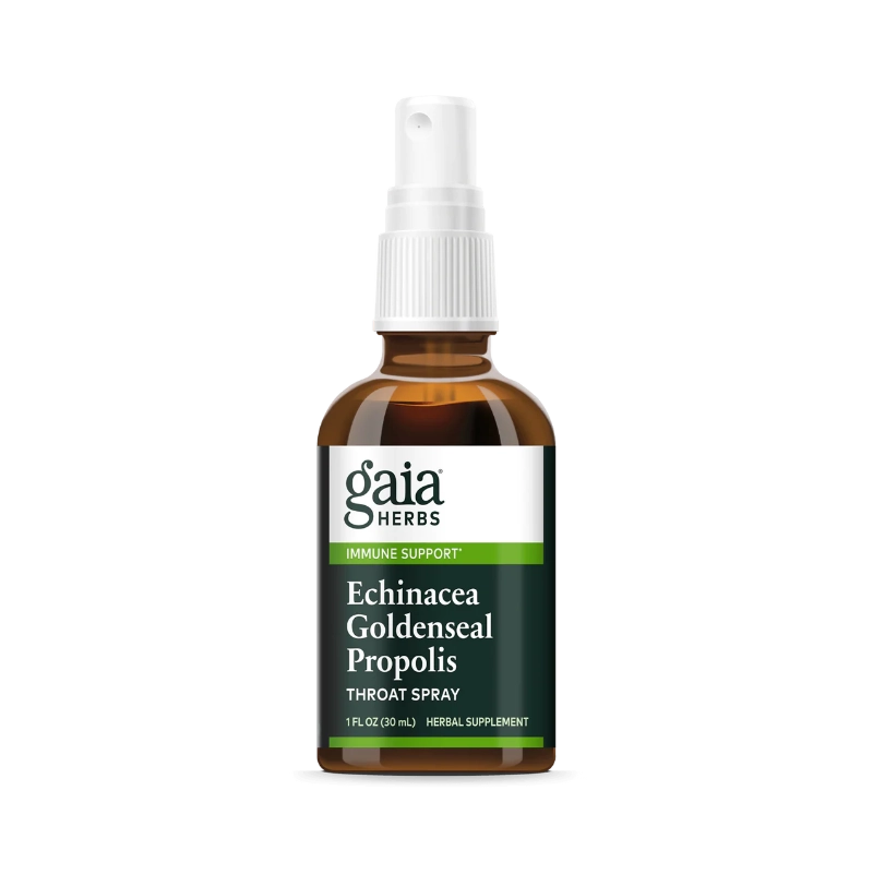 [GAIA-ECHPROP] Echinacea Goldenseal Propolis Spray pentru Gât