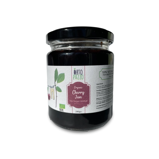 Organic Cherry Jam – No Sugar Added