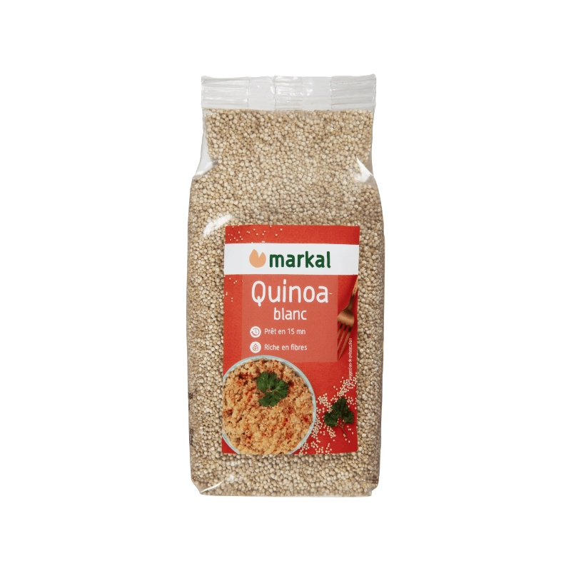 [MARKAL-WHITE-QUINOA] Organic White Quinoa Real, 500g 