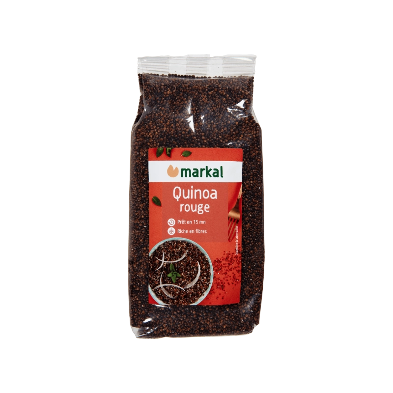 [MARKAL-RED-QUINOA] Quinoa Roșie bio, 500g