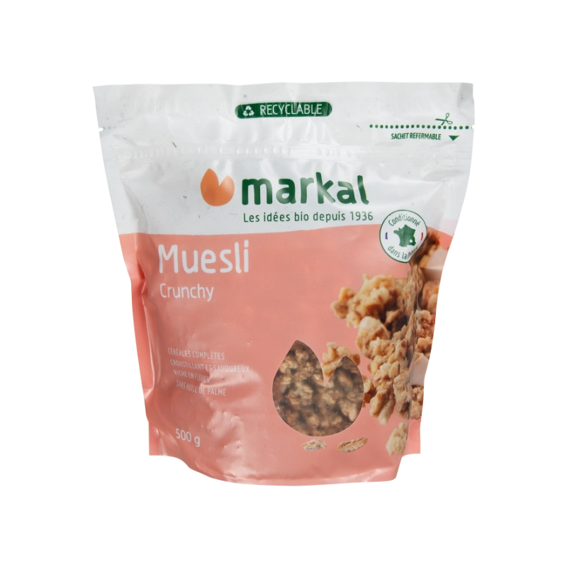[MARKAL-CHRUNCHY-MUESLI] Organic Crunchy Muesli, 500g