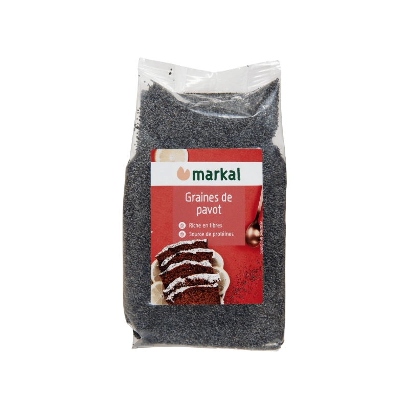 [MARKAL-POPPY-SEEDS] Organic Poppy Seeds, 250g 