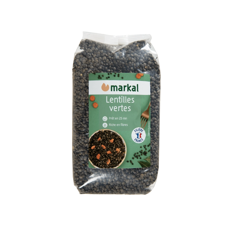[MARKAL-GREEN-LENTILS] Linte verde bio, 500g