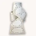 Oval Jar Labels 25pc/roll -Removable Without Traces -Design#5