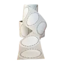 Oval Jar Labels 25pc/roll -Removable Without Traces -Design#5