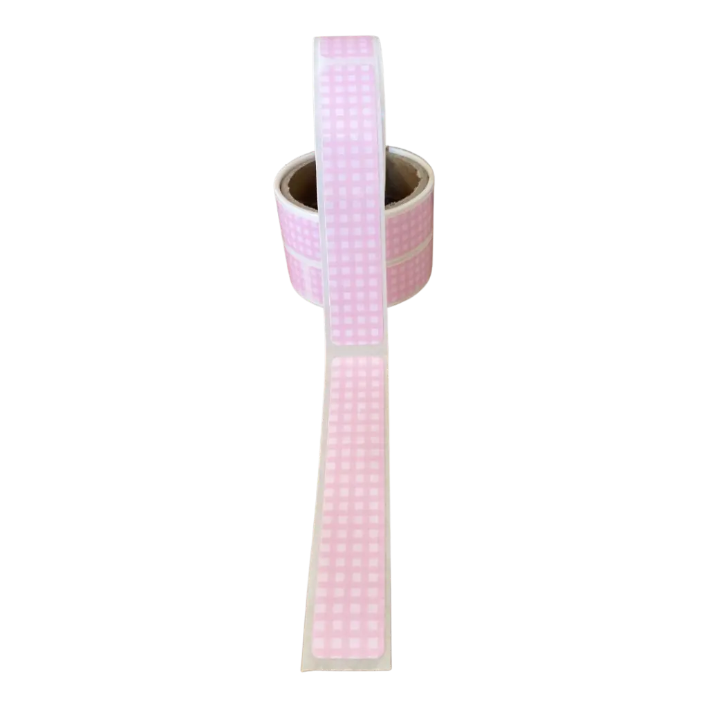 [1SR1-25-NP] Sealing Jar Labels 25pc/roll -Removable Without Traces -Design#1 (1 sealing roll (25 labels))