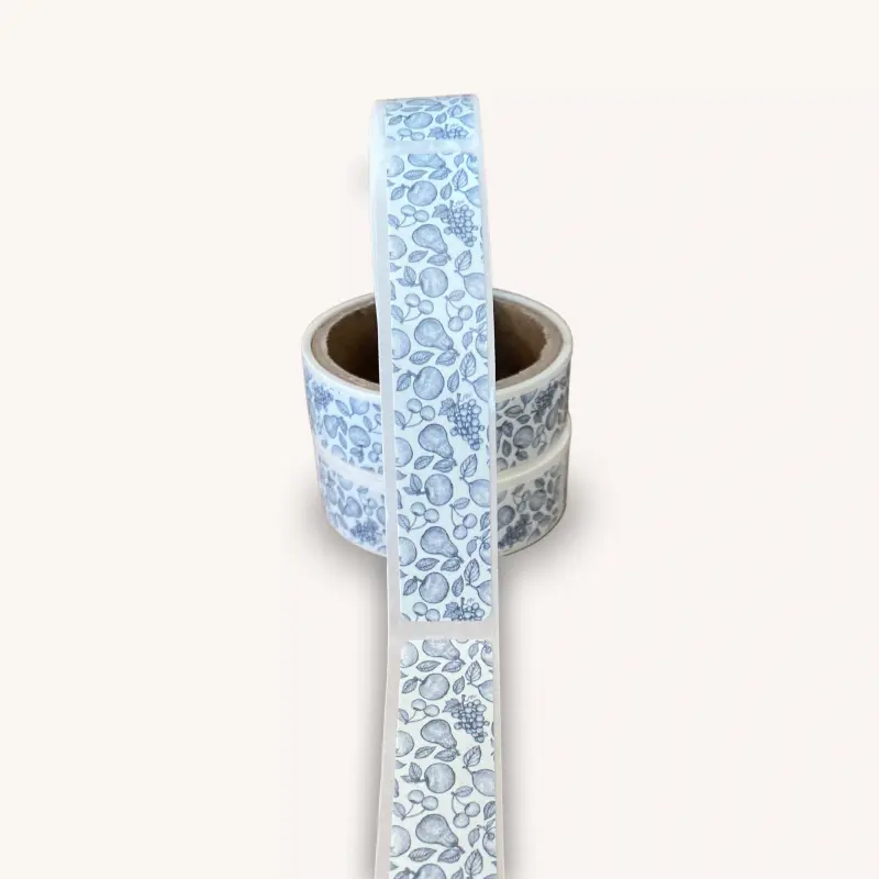 Etichete de sigilare pentru borcane 25 buc/rolă - detașabile fără urme - Design#6