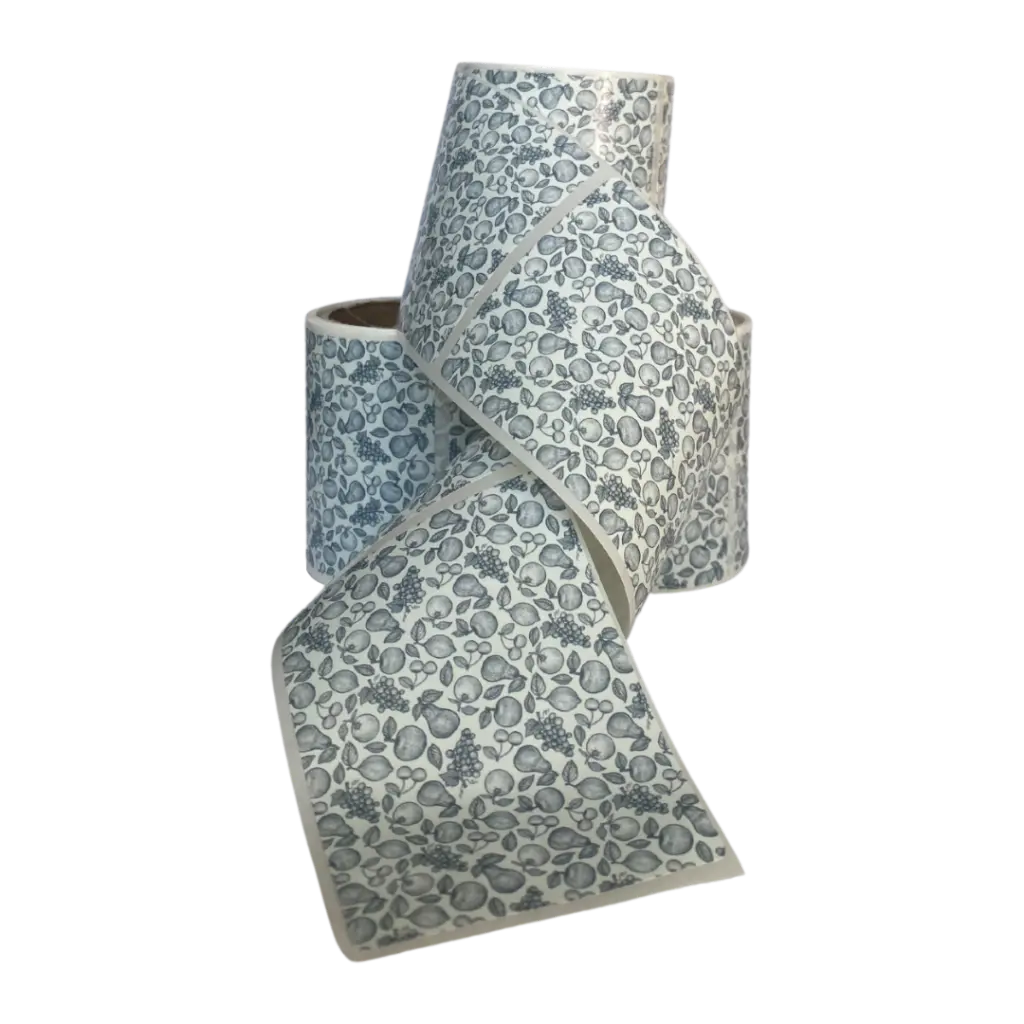 Etichete de fundal pentru borcane 25 buc/rolă - detașabile fără urme - design nr. 8