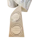 Round Jar Labels 25pc/roll -Removable Without Traces -Design#1