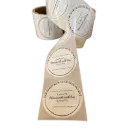 Round Jar Labels 25pc/roll -Removable Without Traces -Design#2