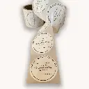 Round Jar Labels 25pc/roll -Removable Without Traces -Design#2