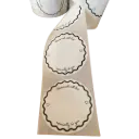 Etichete rotunde pentru borcane 25 buc/rolă - detașabile fără urme - Design#3