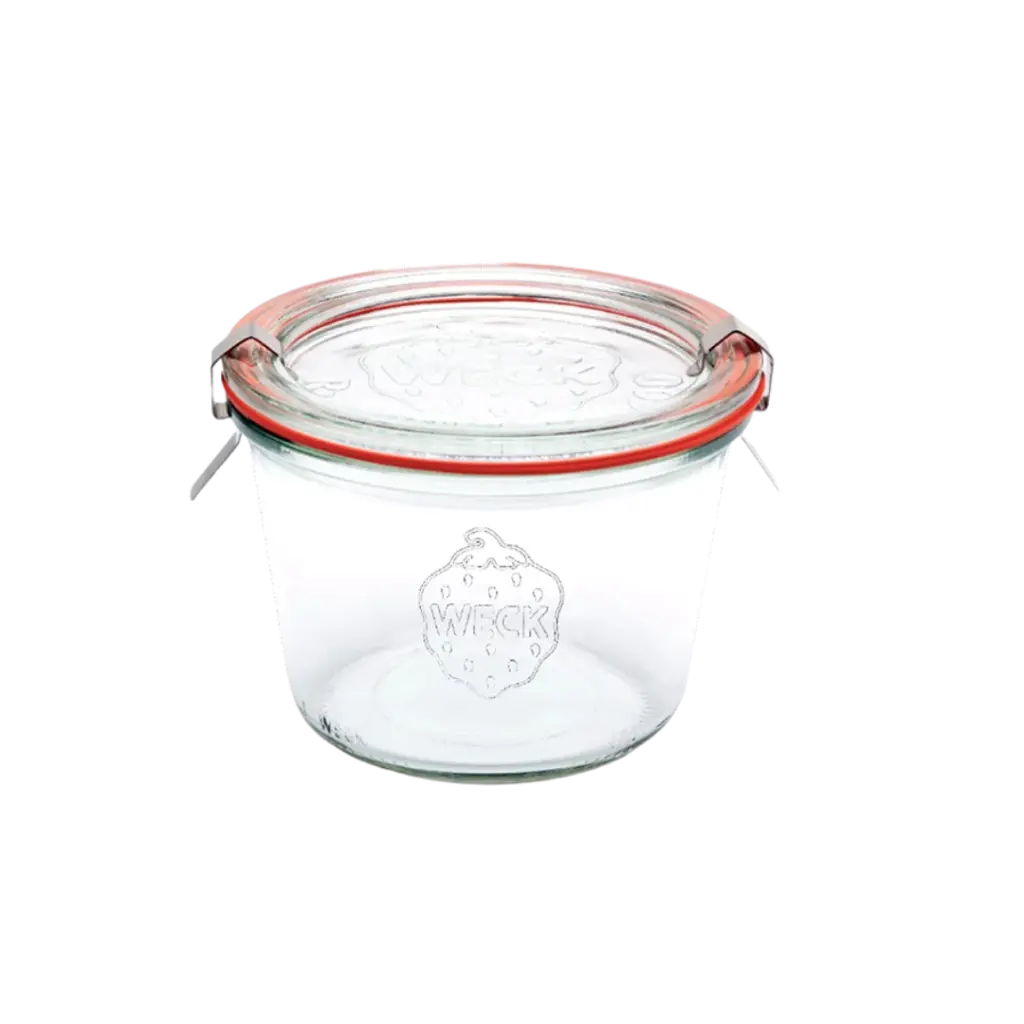 [WECK-MOLD-1/4] 4x Mold WECK Glass Jars (4x 1/4L Mold Weck Jars)