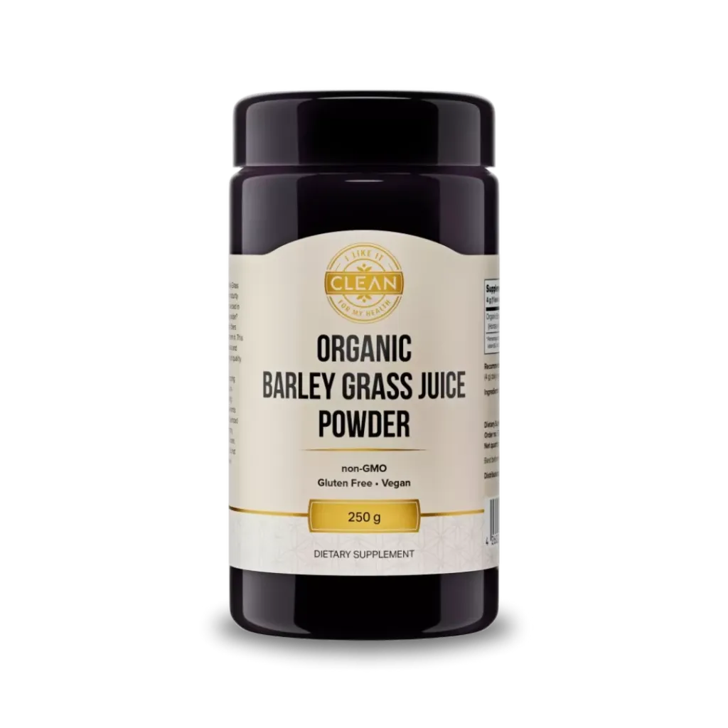 Pudră organică pură de suc de iarbă de orz