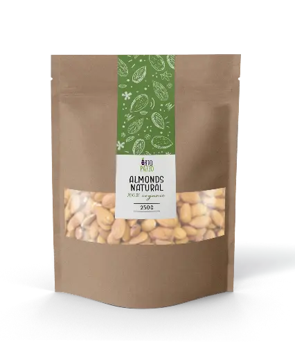 Almonds Natural – Organic, 250 g/ 500 g