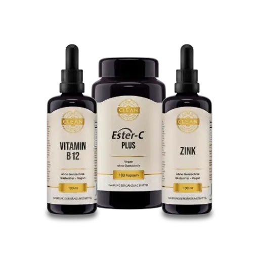 [CLEAN-Z-C-B] Zinc, Ester-C® Plus & Vitamin B-12 pack (10% Off)
