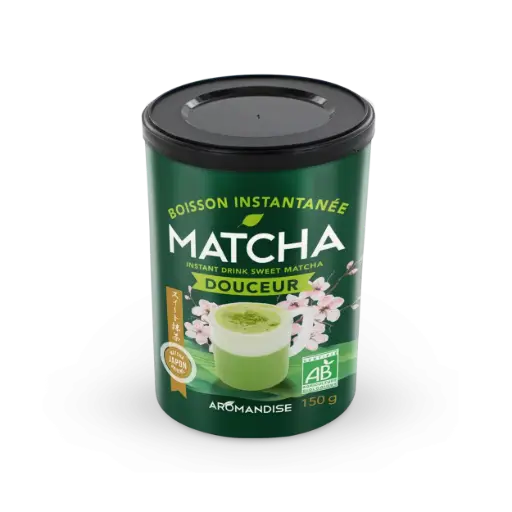 [Aromandise_Instant_Sweet_Matcha_Drink] Instant Organic Sweet Matcha Drink