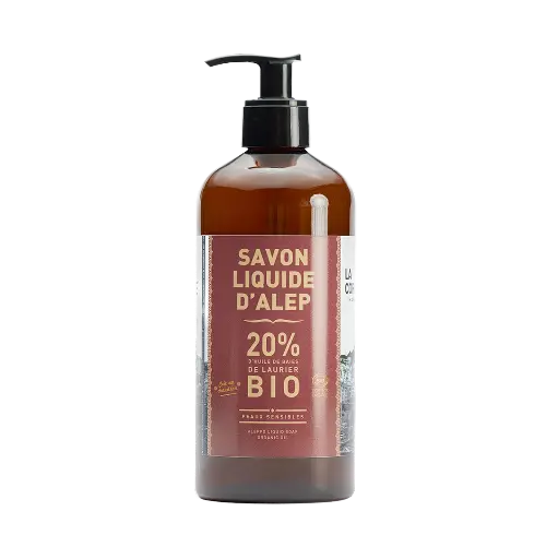[LACORVETTE_ALEPPO_LIQUID] Organic Aleppo Liquid Soap, 500g