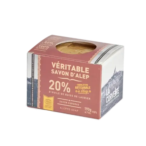 [CORV-ALEPPO] Aleppo Soap – 20% Laurel Berry Oil